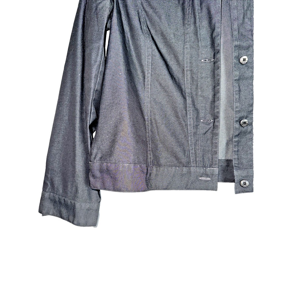 Sigrid Olsen Gray Y2K Minimalist Skirt Set Size 8 Quiet Luxury Capsule Wardrobe - Picture 14 of 16